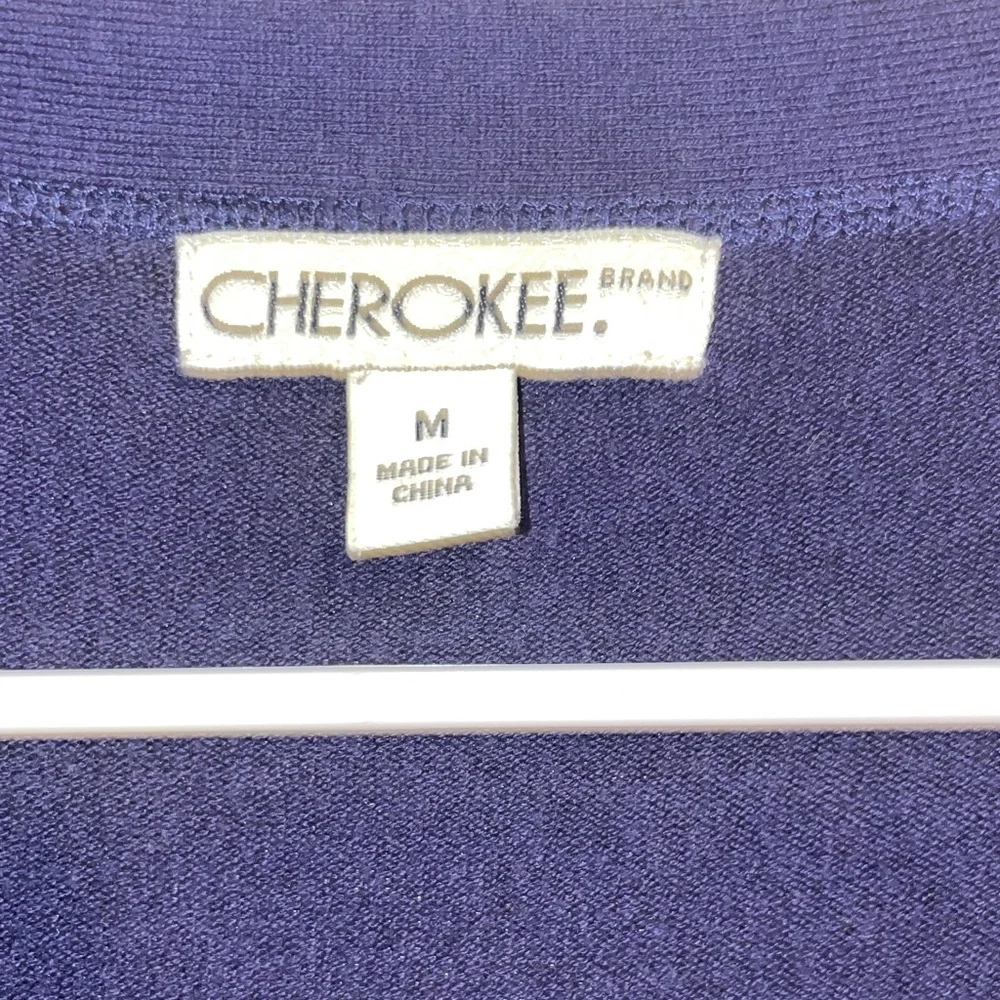 Cherokee Navy Blue Women's Cardigan - Picture 2 of 6